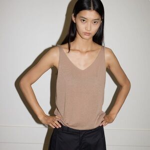 Deiji Studio rolled knit top